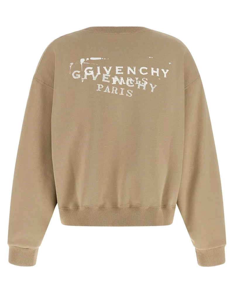 Givenchy Women's Beige Cotton Sweatshirt Clothing Beige