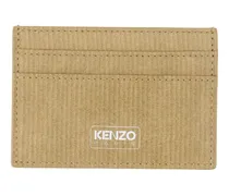 Unisex Leather Card Case Beige Cases
