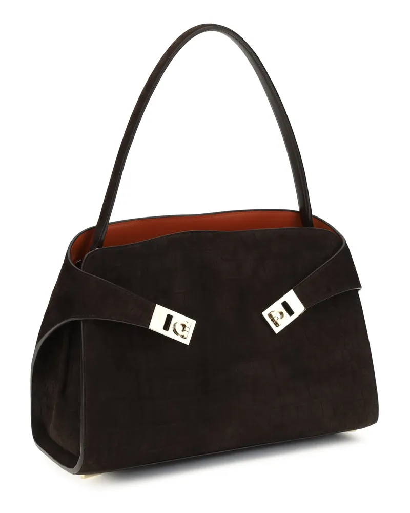 Ferragamo Hug Shoulder Bag — Brown Brown