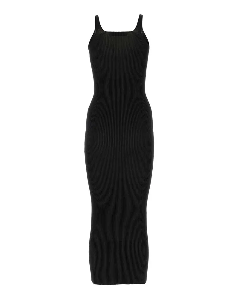 Our Legacy Women's Black Polyester Dress Superblackperformancepoly Exterior: Abiti Lunghi Black