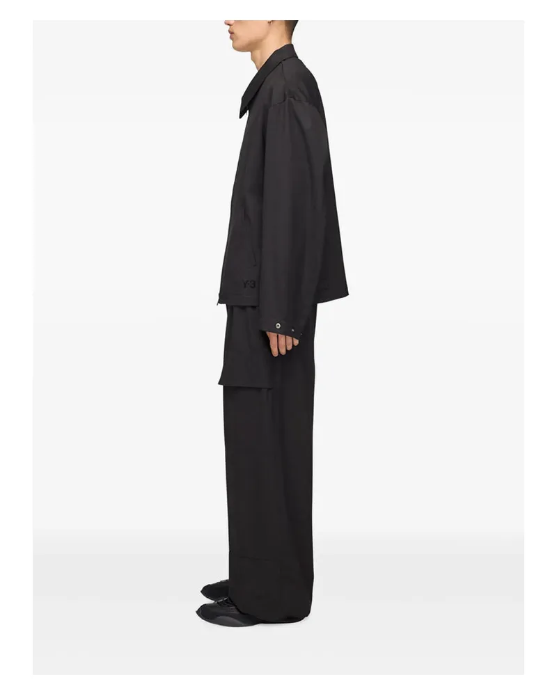 adidas Wool Blend Lightweight Jacket — Black Black