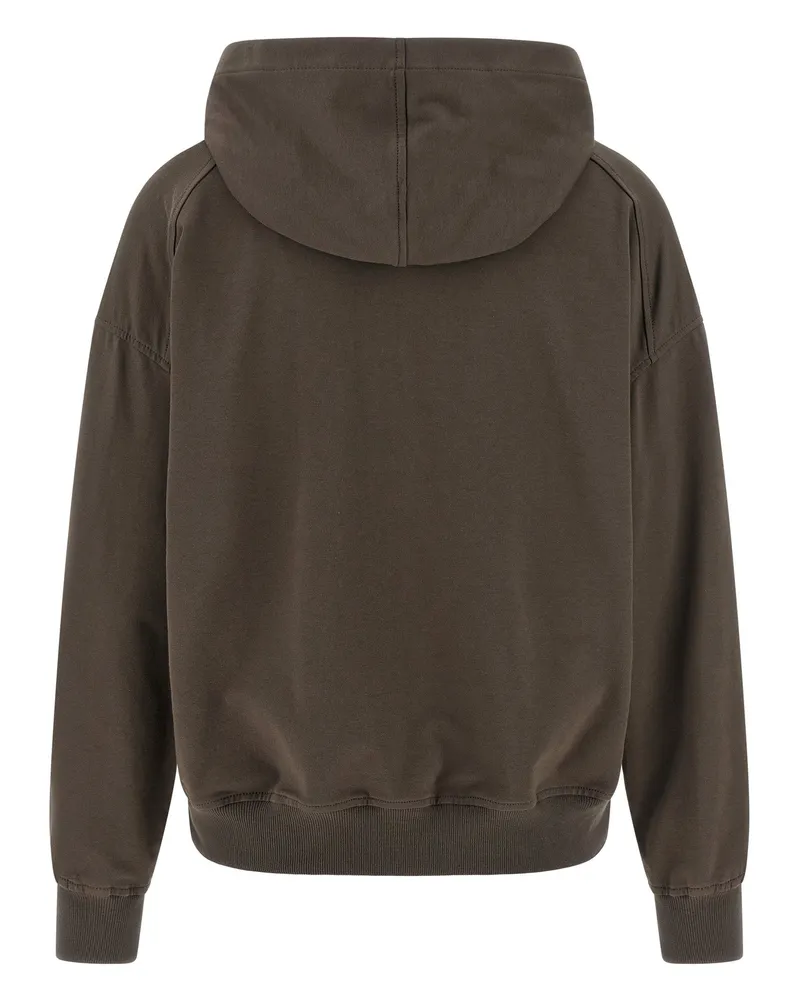 Brunello Cucinelli Monile Hoodie — Taupe Taupe