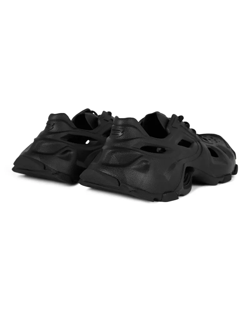 Balenciaga Women's Hd Sneaker Black Mesh Rubber Black