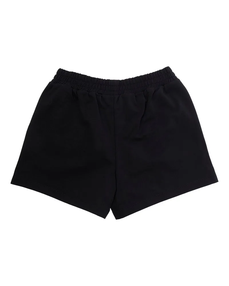 Moschino Girls' Shorts Black Cotton Black