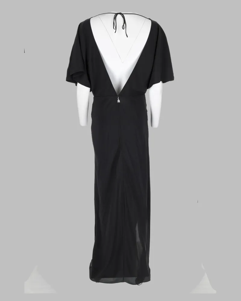 ROTATE Birger Christensen Maxi Dress — Black Black