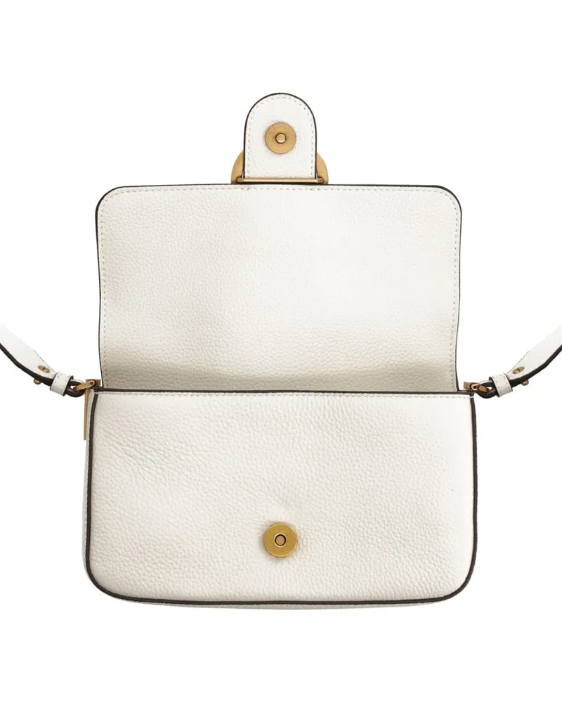Pinko Women's Mini Love Bag White Leather Shoulder White