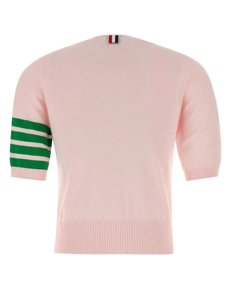 Thom Browne Women's Pink Cotton Cardigan Ltpink Exterior: Maglie Sweater Pink