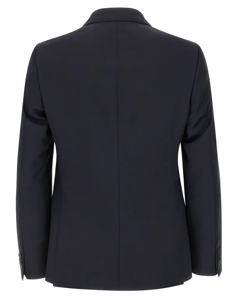 Ermenegildo Zegna Wool and Mohair Blend Pant Suit — Black Black