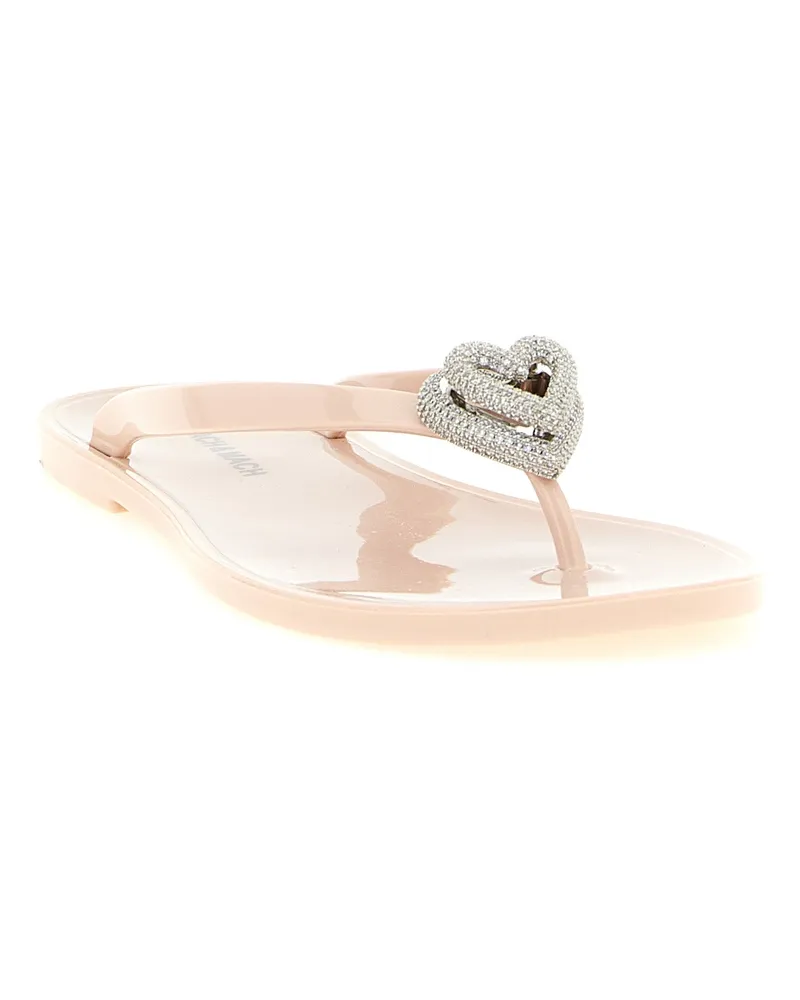 Mach & Mach Women's Multicolor Pvc Slides Shoe Pink