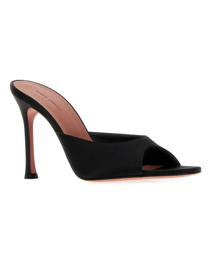Amina Muaddi Alexa Slipper Flat — Black Black