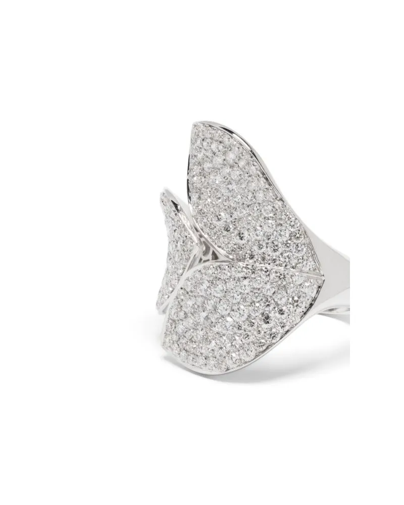 Pasquale Bruni Women's 18kt White Gold And Diamond Giardini Segreti Ring Continuty White