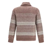 Men's V-Neck Button Cardigan Lava Sweater