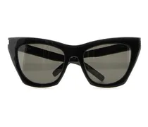 Unisex Sl Acetate Cat-Eye Sunglasses Black