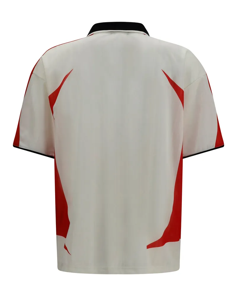 REPRESENT Men's T-Shirt Spike Football Flat White Polyester T-Shirts And Polos White