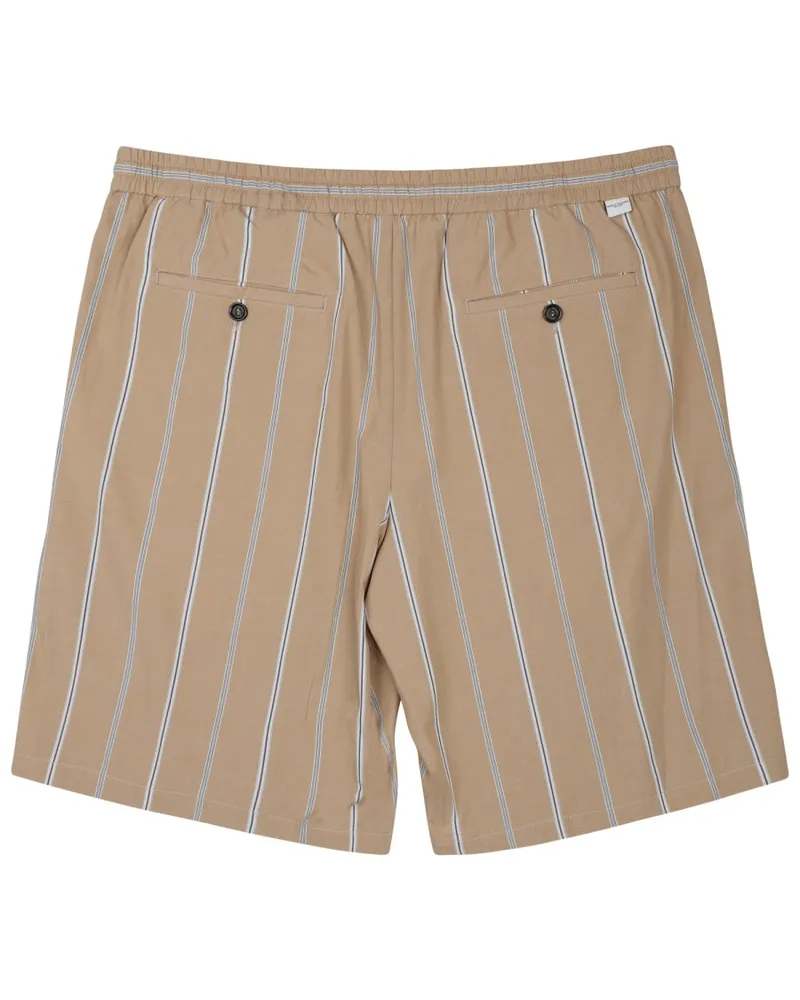 Paolo Pecora Milano Cotton Bermuda Shorts — Beige Beige