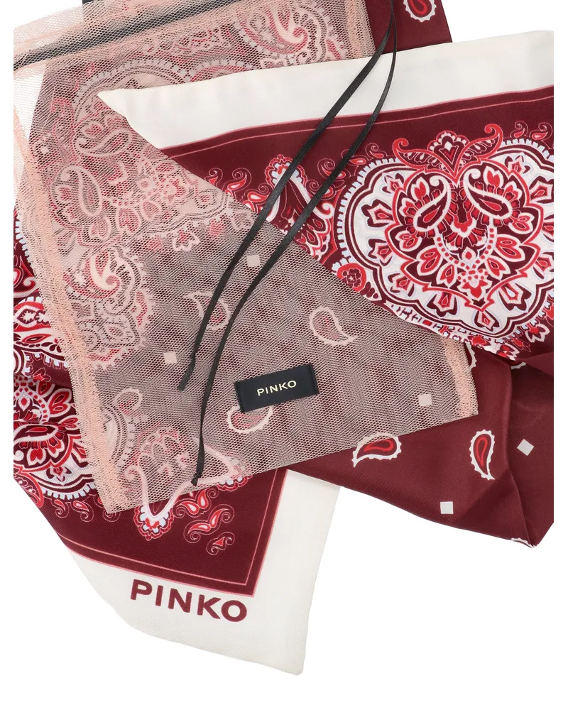 Pinko Women's Scarfs Red Viscose Red