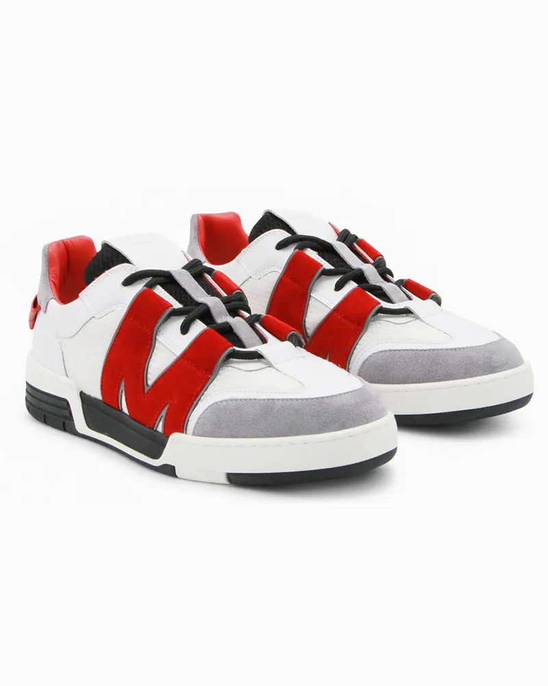 Moschino Men's Sneakers White _cover Tex-Le Sole El Tex/le White