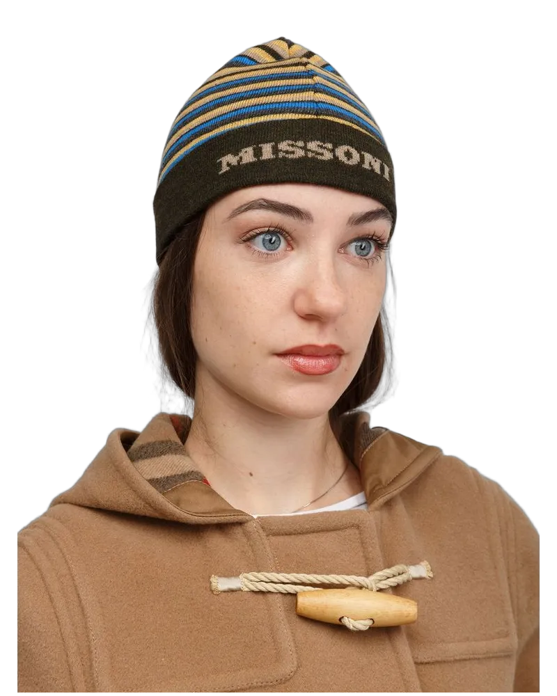 Missoni Women's Beanie Multicolor Wool Accessories Multicolor