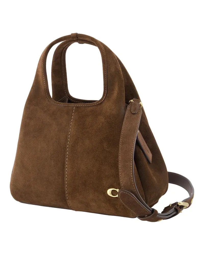 Coach Lana 23 Leather Shoulder Bag — Brown Brown