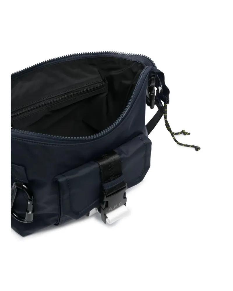 A.P.C. Lucille Shoulder Bag — Blue Blue