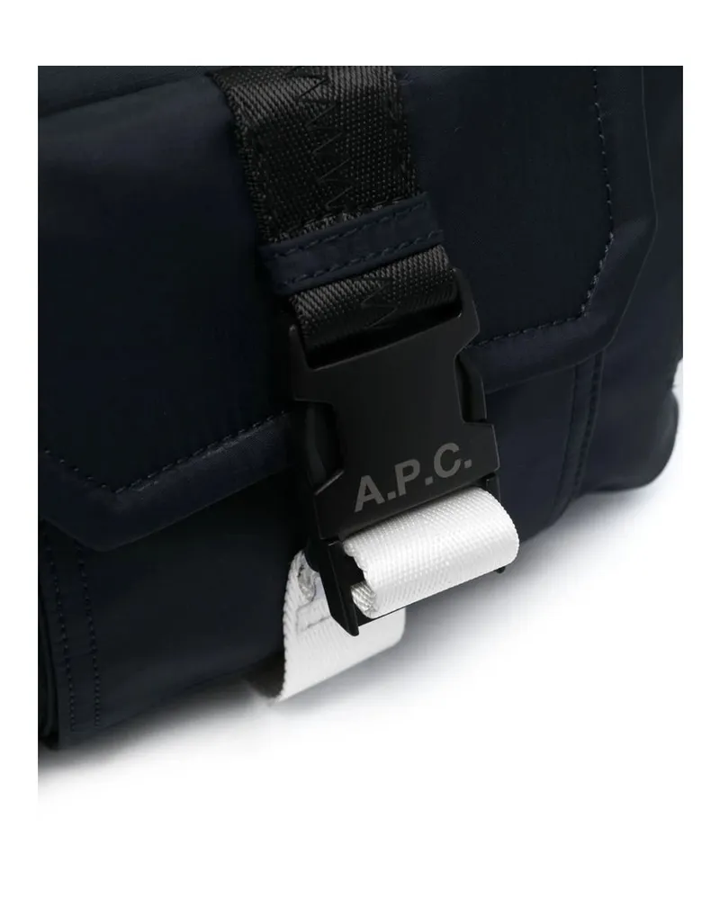 A.P.C. Lucille Shoulder Bag — Blue Blue