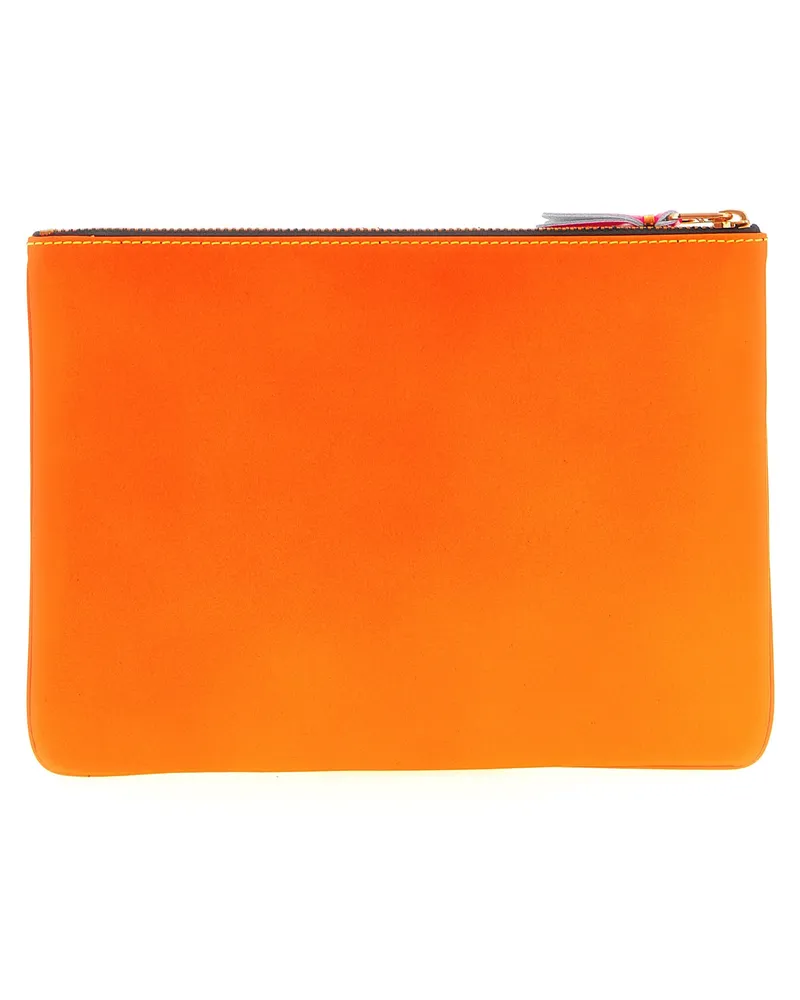 Comme des Garçons Unisex Multicolor Goatskin Cardholder Accessory Yellow