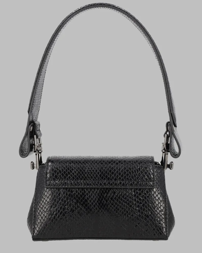 Vivienne Westwood Women's Handbag Hazel Black Calf Leather Handbags Hand Bags Black