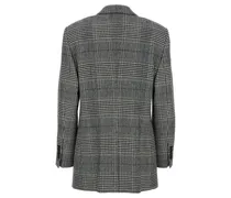Women's Bicolor Wool Blazer Clothing