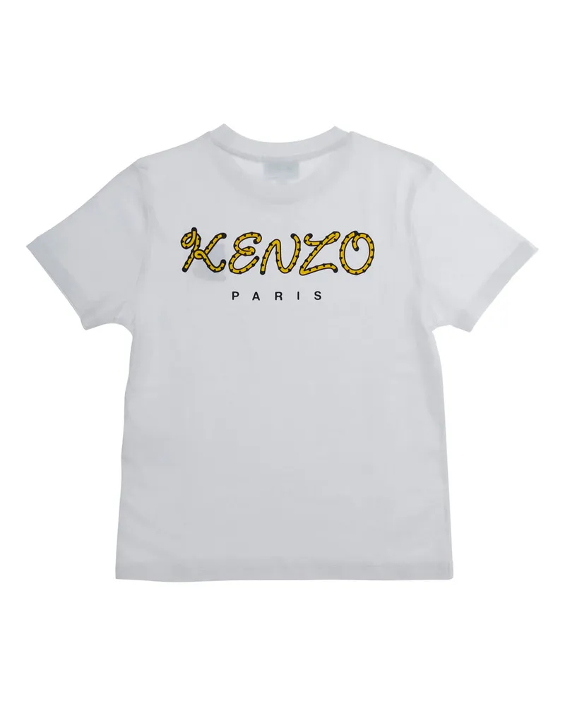 Kenzo Embroidered Logo T-Shirt — White White
