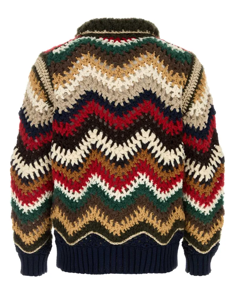 Sacai Crochet Jacket — Multicolor Multicolor