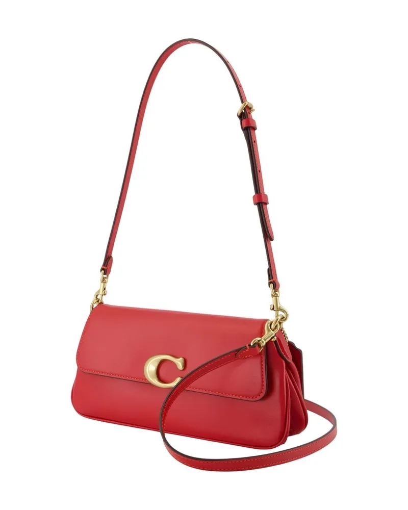 Coach Jet Refined Shoulder Bag — Red Red