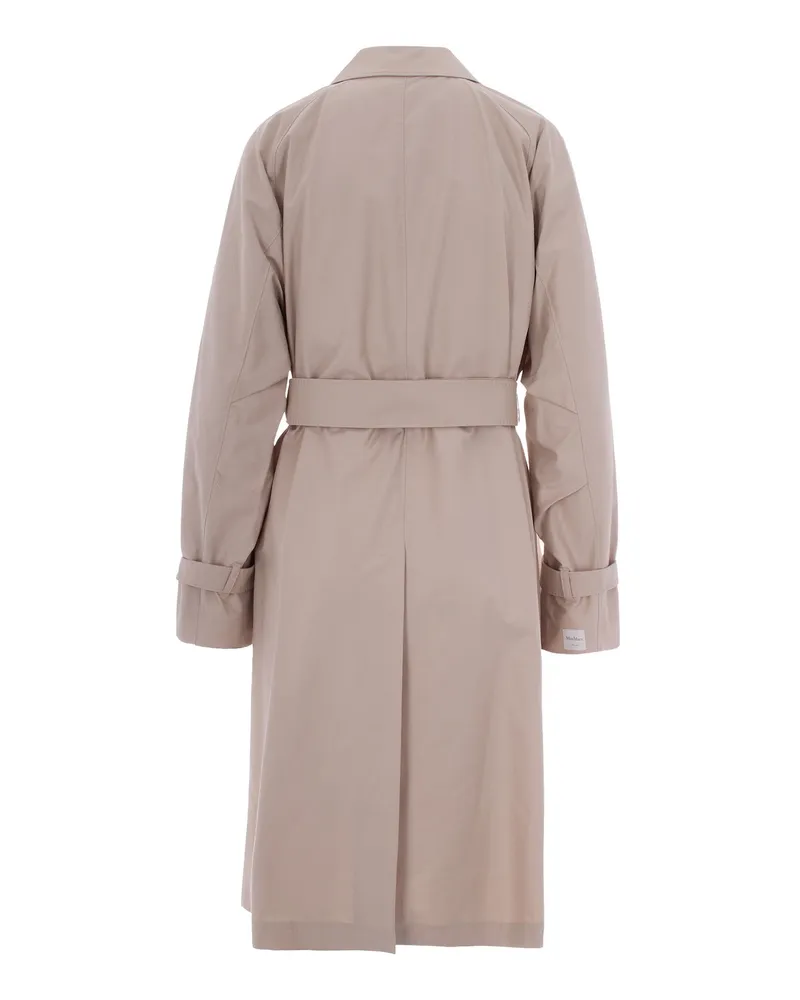Max Mara Women's Trench Coat Antigoccia Natural Cotton & Raincoats Beige