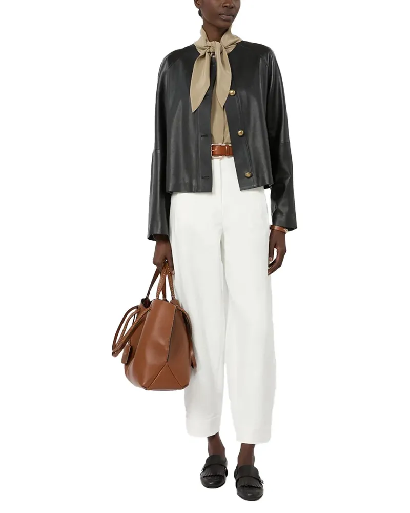 Max Mara Nappa Leather Jacket 