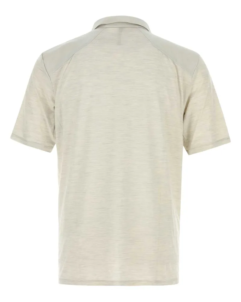 Arc'teryx Men Frame Polo Shirt Gray Wool Nylon Gray