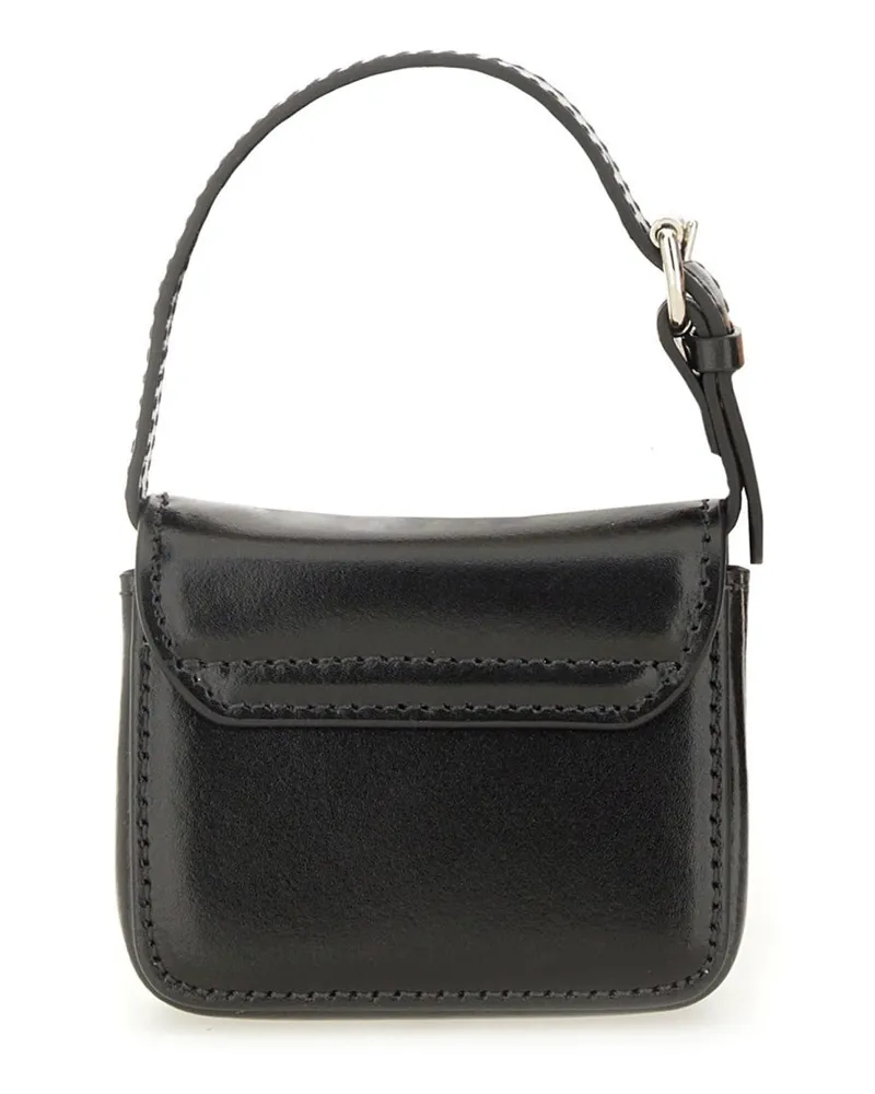 Vivienne Westwood Women's Mini Linda Bag Black Cow Leather Handbags Hand Black