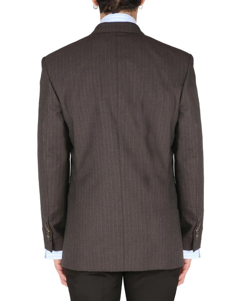 Gucci Double-Breasted Blazer — Brown Brown