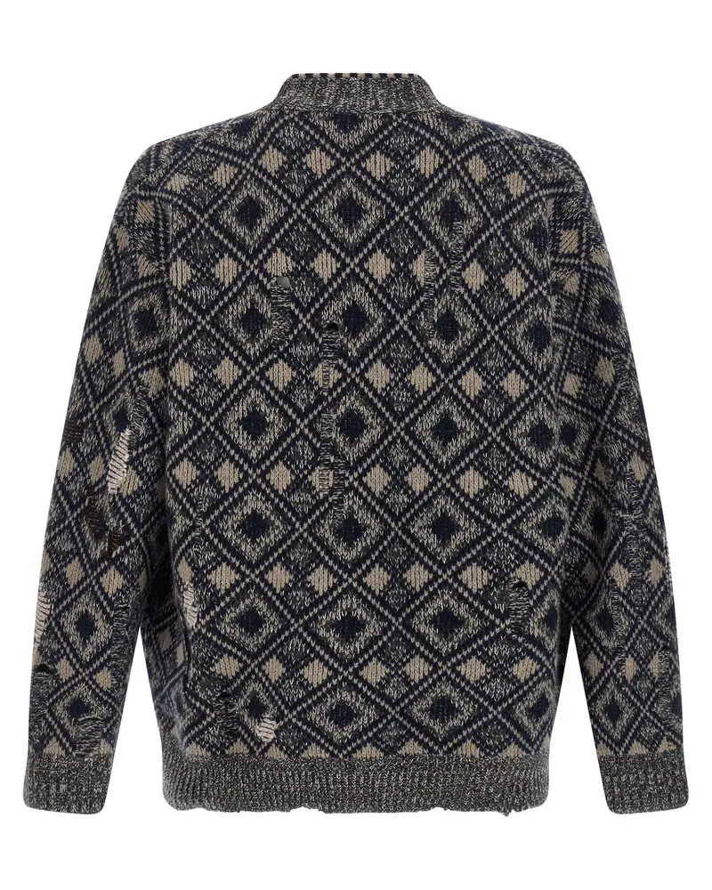 Wales Bonner Cardigan — Navy Navy