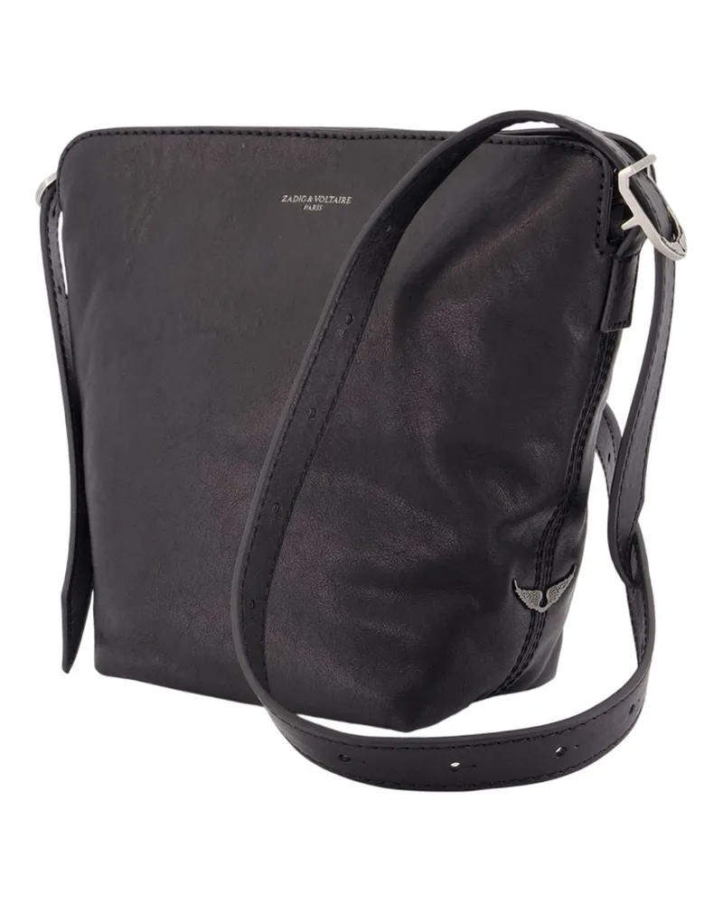 Zadig & Voltaire Women's Baby Jane Crossbody -  Leather Black Cowhide Bags Crossbodies Black