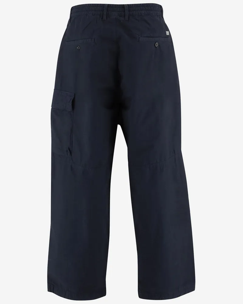 C.P. Company Men's Cargo Pants Cotton Navy Trousers Navy