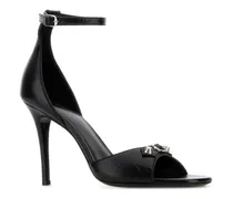 Women's City Up Sandal Black Domesticated Lamb Heels