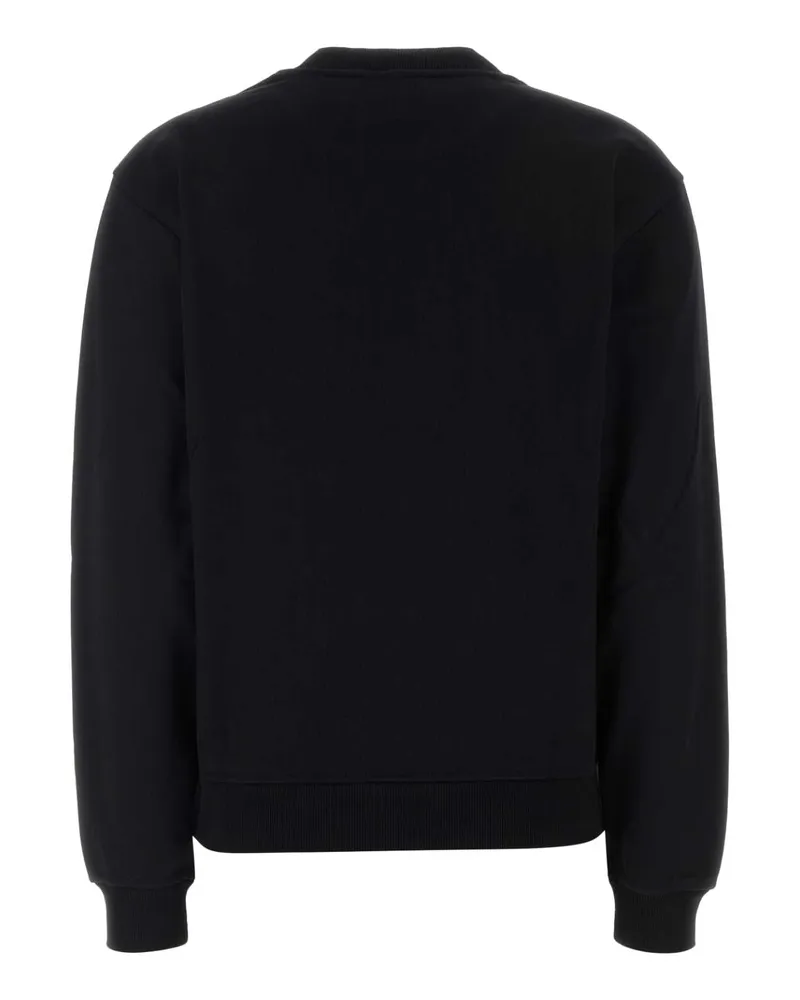 Diesel Women Black Cotton Sweatshirt 9xx Exterior: Elastane Felpe Sweater Black