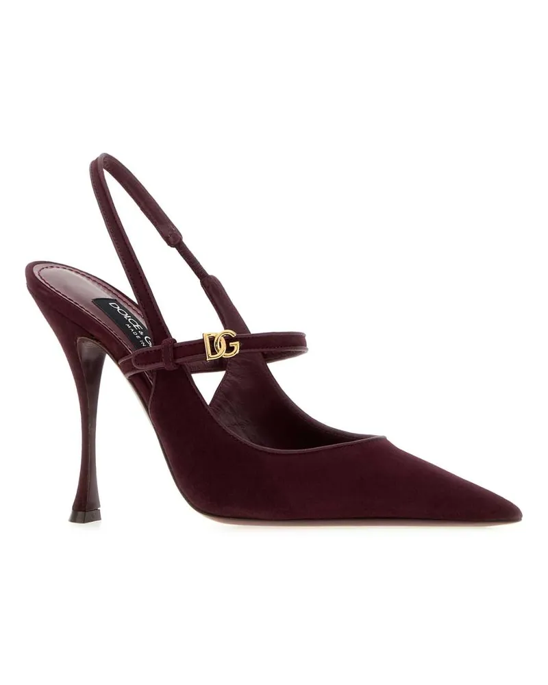 Dolce & Gabbana Women's Suede+spazzolato Morbido Bordeaux-Bordeaux Stivali Bordeaux/bordeaux Boot Burgundy