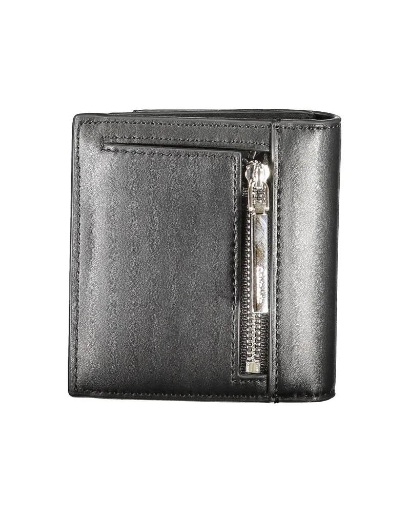 Calvin Klein Polyurethane Wallet — Black Black
