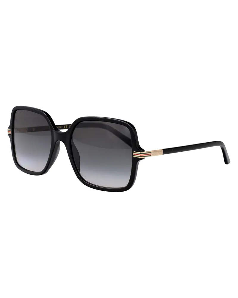 Gucci GG1449S Square Acetate Sunglasses — Black Black