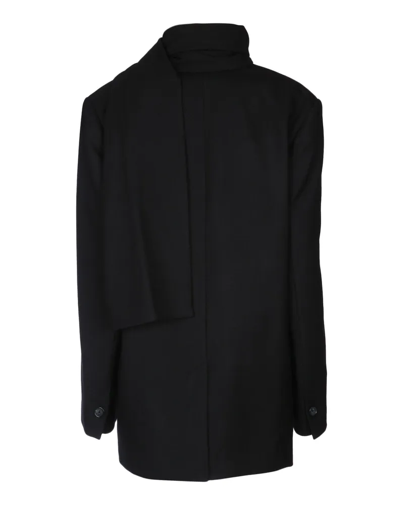 Totême Women's Single-Breasted Wool Blazer Black Blazers Black