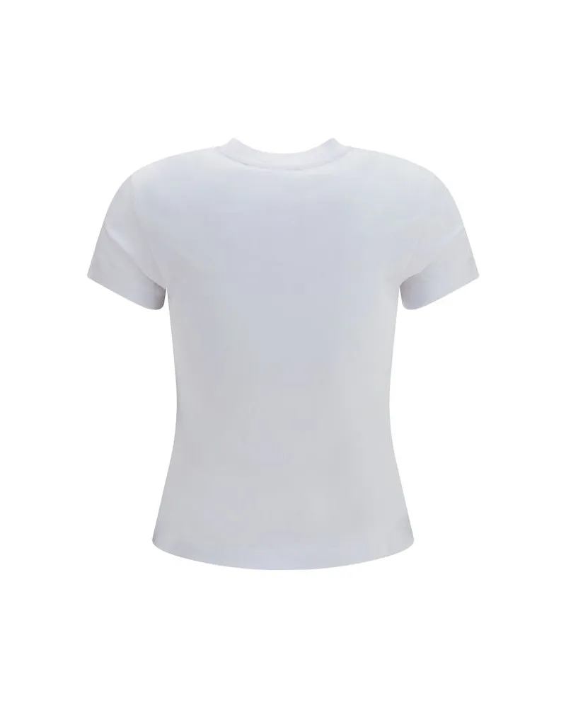 OFF-WHITE Women White Cotton T-Shirt White