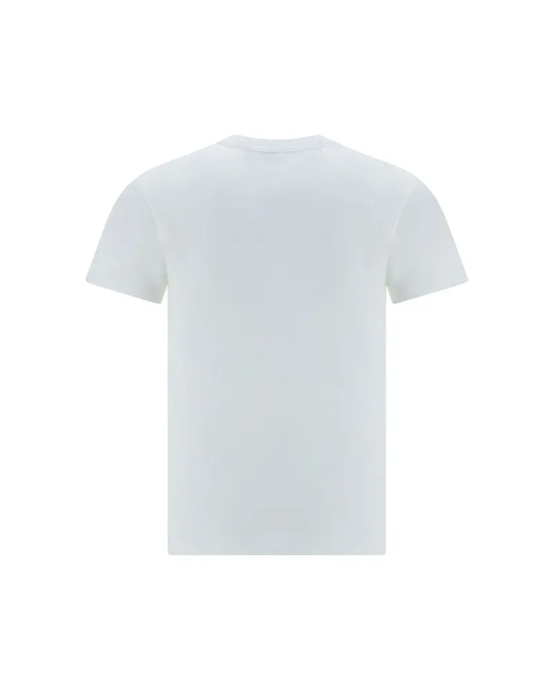 Comme des Garçons Men's White Cotton T-Shirt White