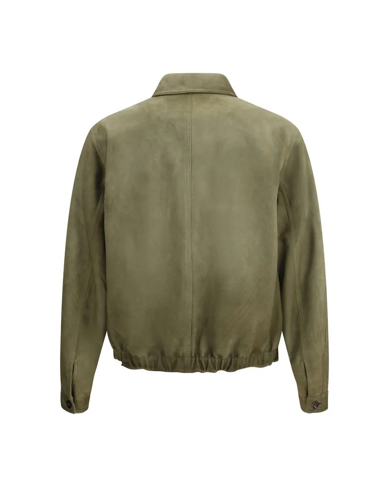 Prada Men's Bicolor Lamb Ovis Aries Clothing Green