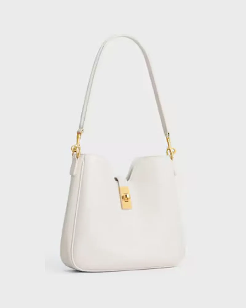 Celine Cel Shoulder Bag — White White