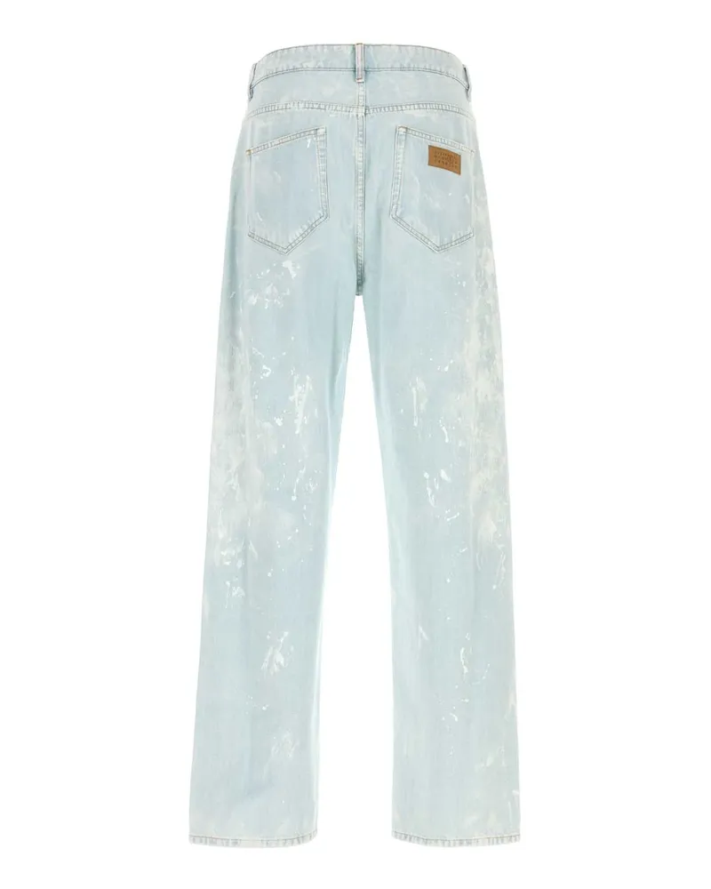 Maison Margiela Men's Pockets Jeans Blue Cotton Blue